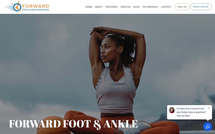 Screenshot of footdoctornewyork.com