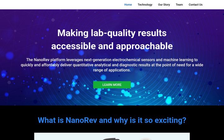 Screenshot of footholdlabs.com