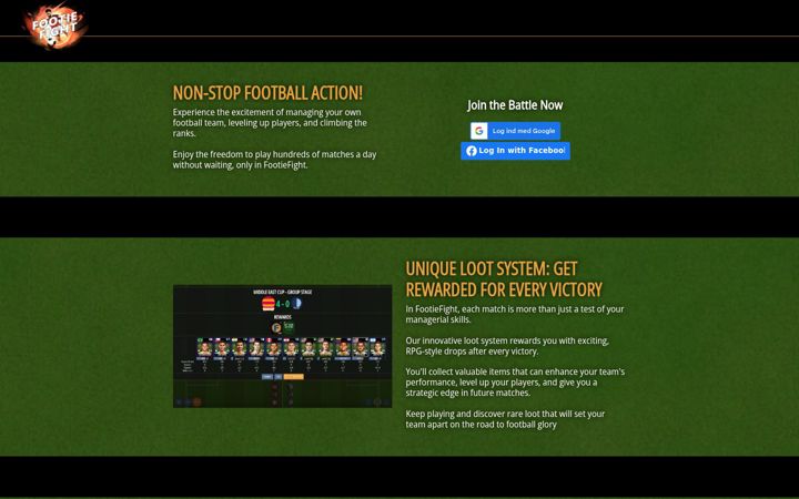 Screenshot of footiefight.com