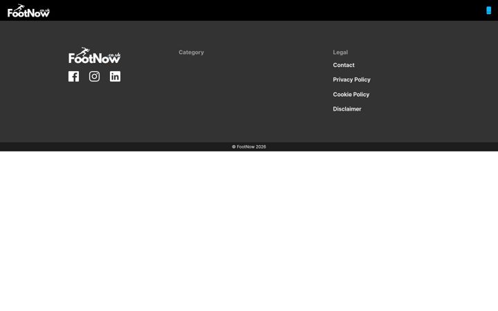 Screenshot of footnow.co.uk