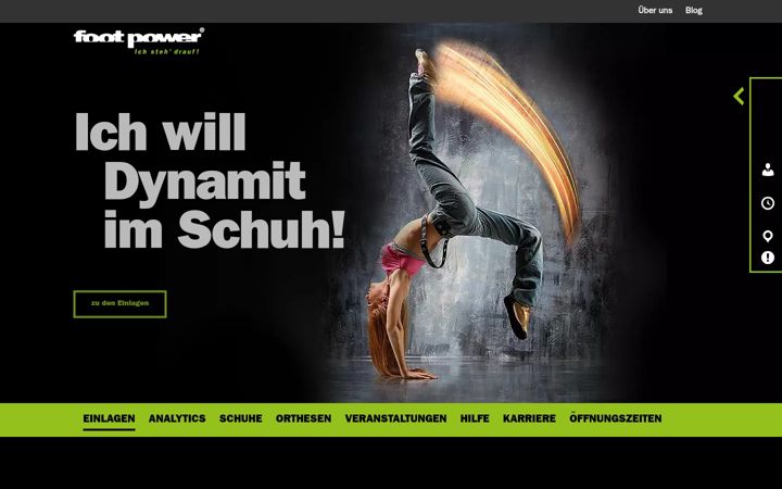 Screenshot of footpower-giessen.de