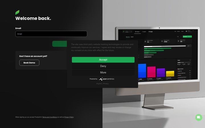 Screenshot of footprint-platform.com