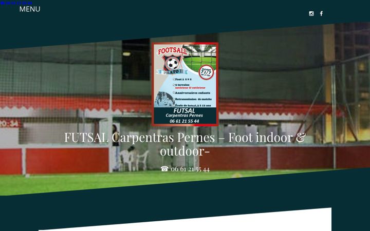 Screenshot of footsall.fr