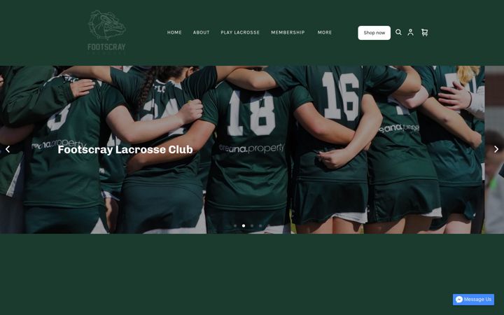 Snímek obrazovky footscraylacrosse.com.au