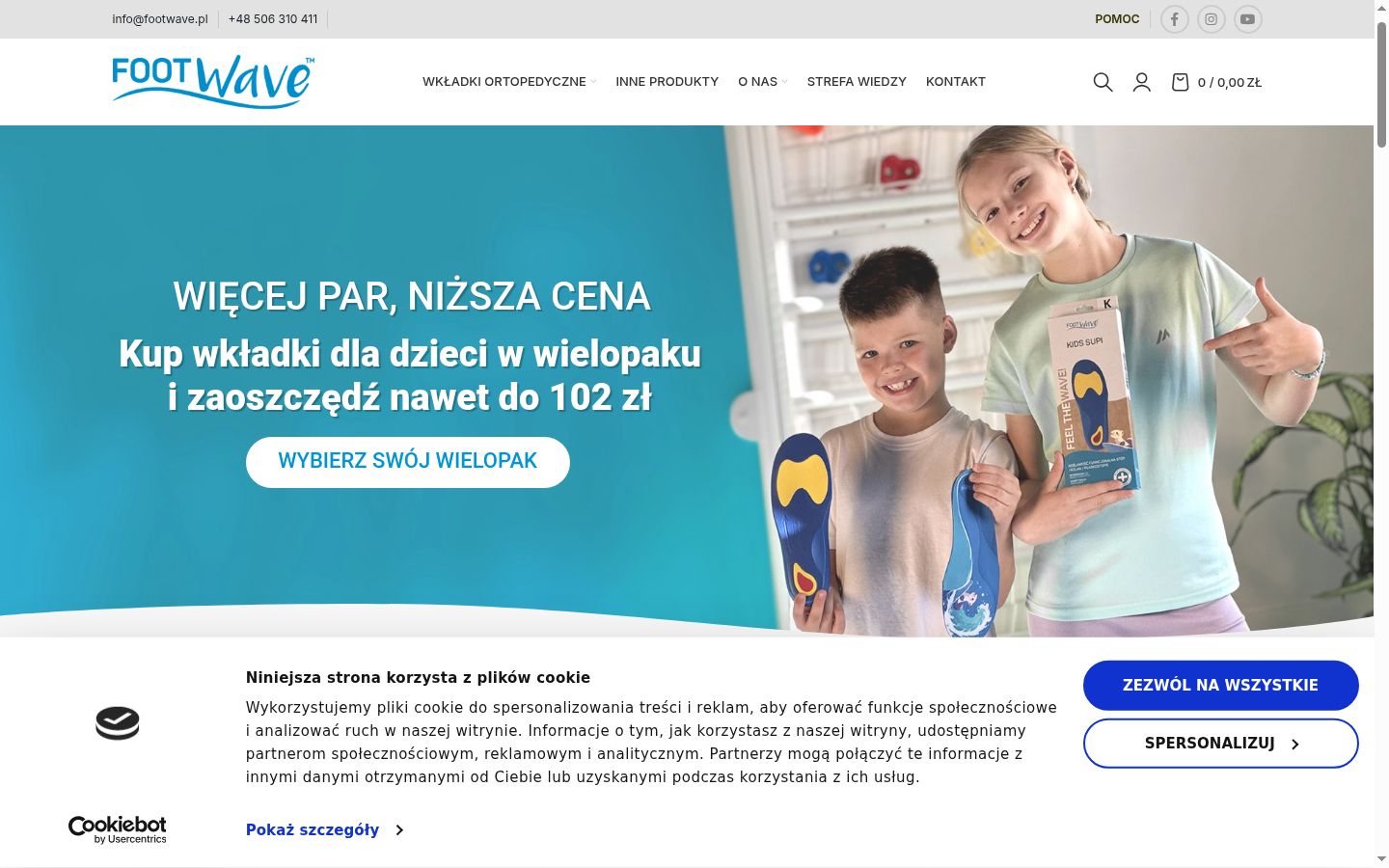 Képernyőkép a bármilyen interakció előtt megjelenő hozzájárulási bannerről