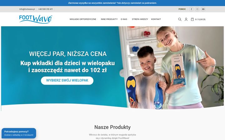 Screenshot of footwave.pl