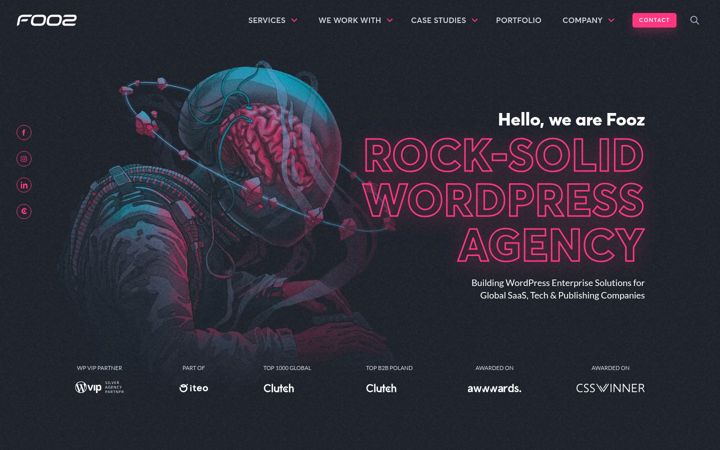 Screenshot of foozagency.com