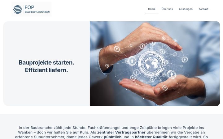Screenshot of fop-baudienstleistungen.de