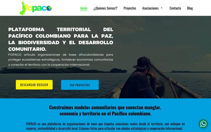 Screenshot of fopaco.org