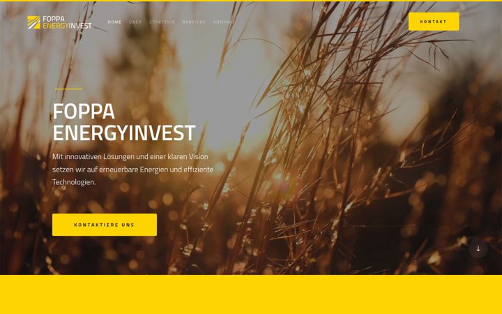 Screenshot of foppa-energyinvest.it