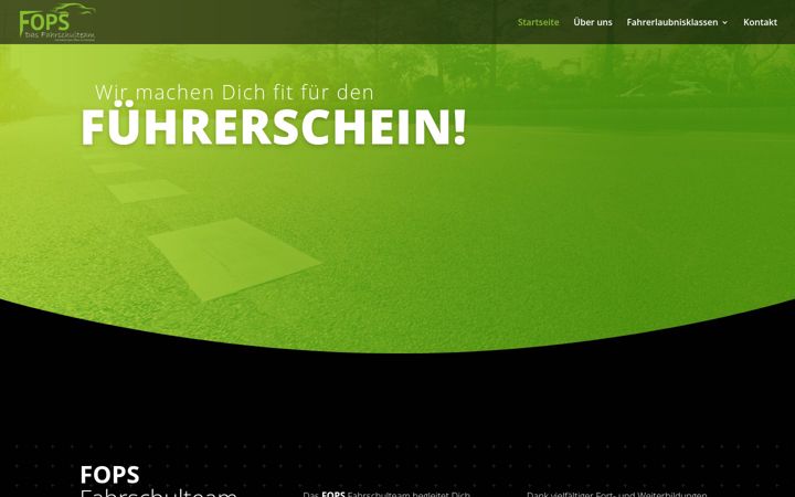 Screenshot of fops-das-fahrschulteam.de