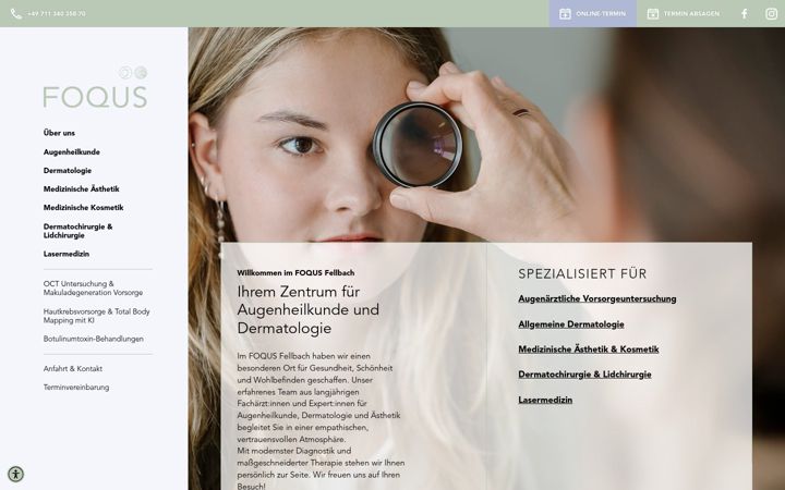 Screenshot of foqus-fellbach.de