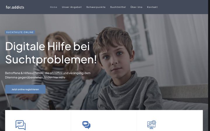 Screenshot of for-addicts.de