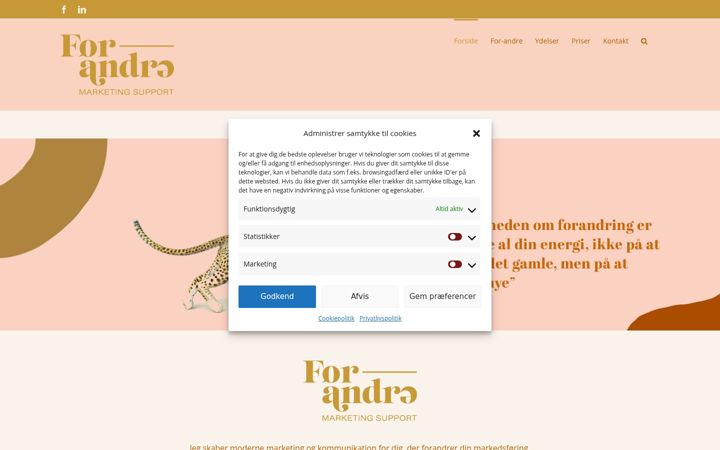 Screenshot of for-andre.dk