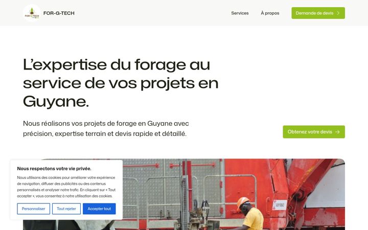 Screenshot of for-g-tech.com