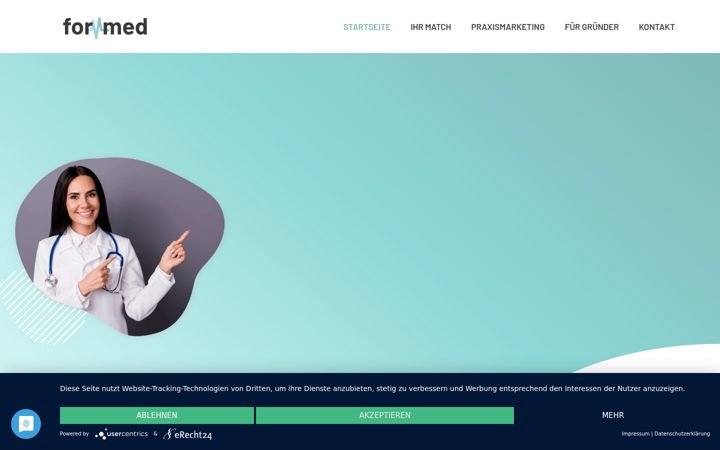 Screenshot of for-med.solutions