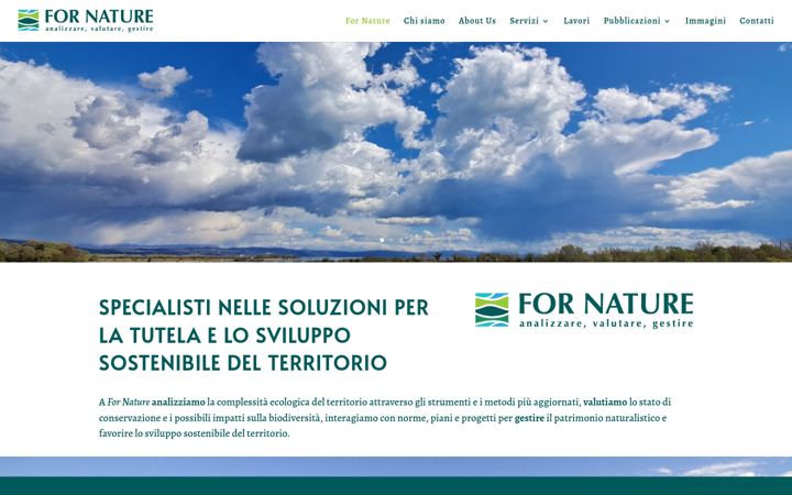 Screenshot of for-nature.it