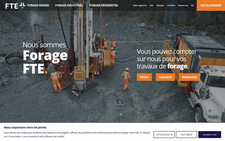 Screenshot of foragefte.com
