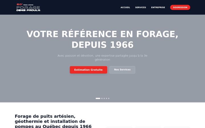 Screenshot of foragesdenisproulx.com