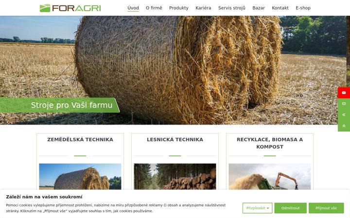 Screenshot of foragri.cz