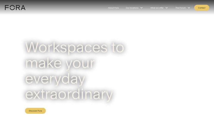 Screenshot of foraspace.com