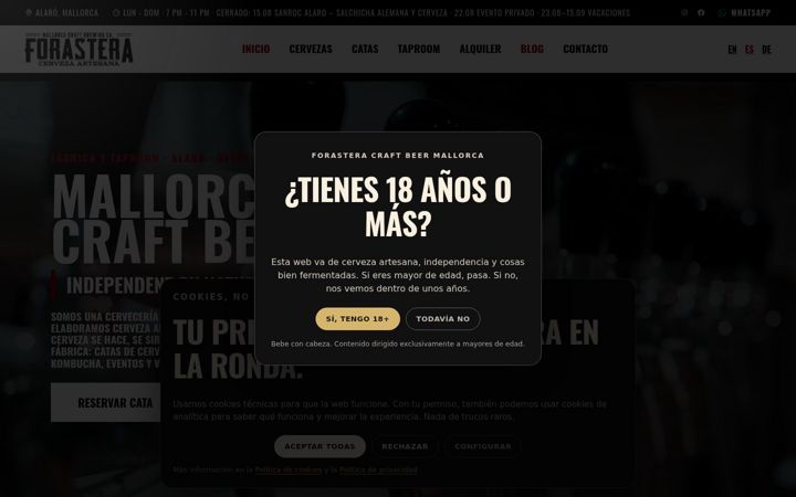 Screenshot ta' forastera.es
