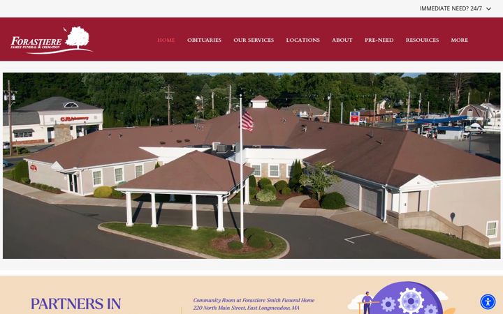 Screenshot of forastierefamilyfh.com