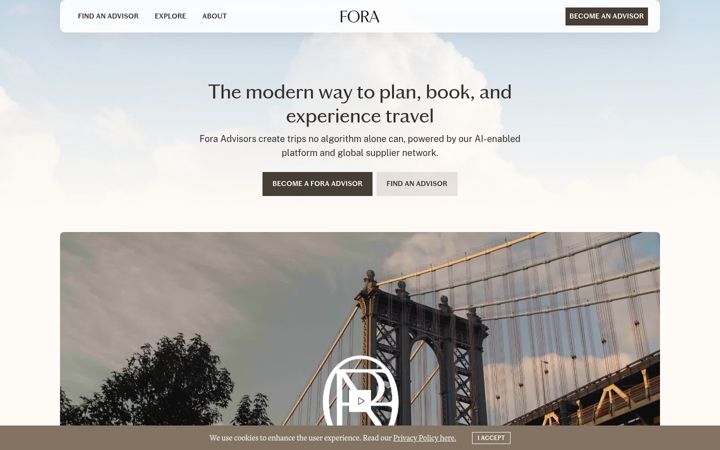 Screenshot of foratravel.com