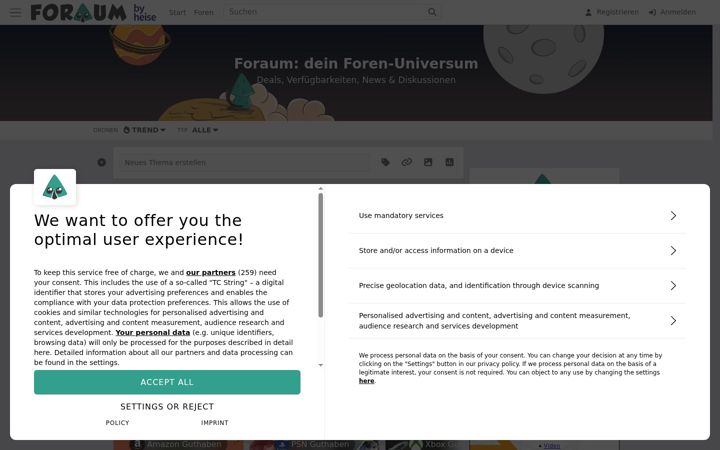 Screenshot of foraum.de