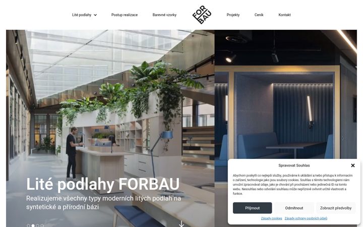 Screenshot of forbau.cz