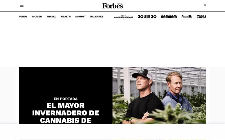 Screenshot of forbes.es
