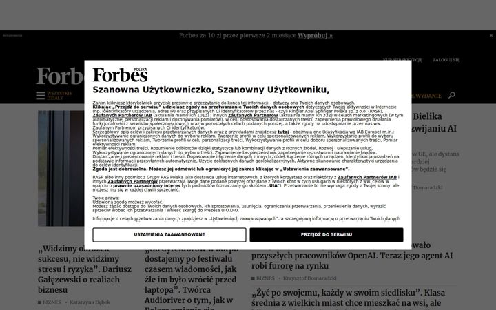 Screenshot of forbes.pl