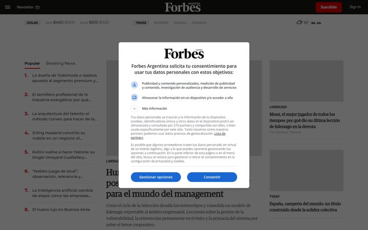 Screenshot of forbesargentina.com