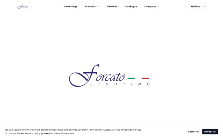 Screenshot of forcatolighting.it