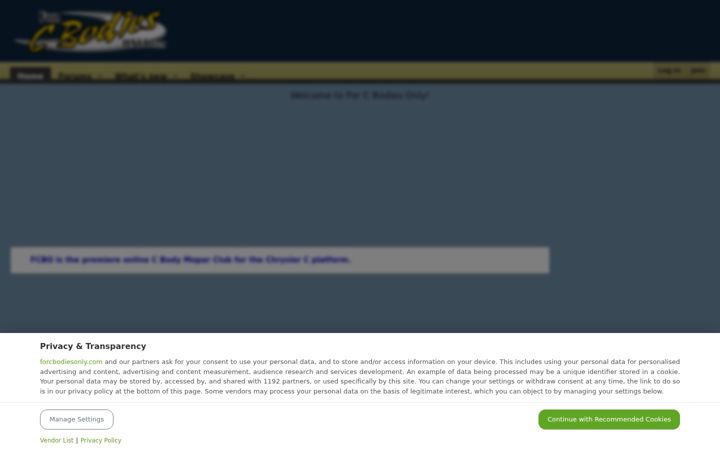 Screenshot of forcbodiesonly.com