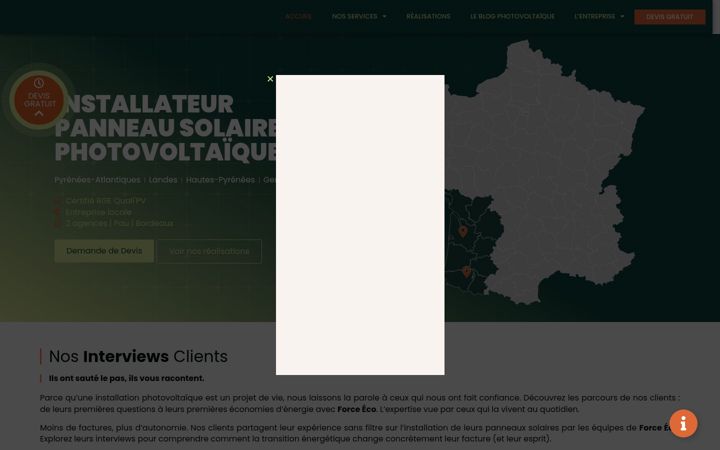 Screenshot of force-eco.fr