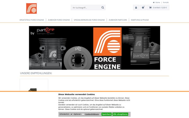 Screenshot of force-engine.de