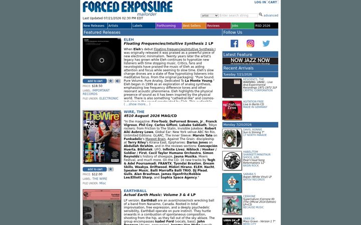Screenshot of forcedexposure.com
