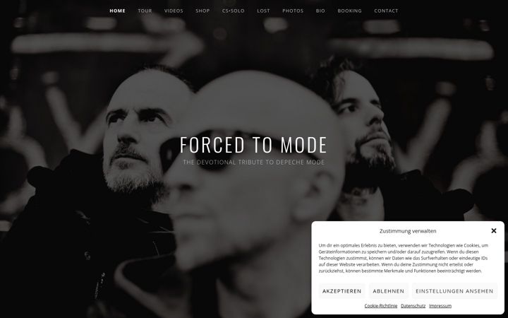 Screenshot of forcedtomode.de