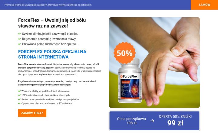 Screenshot of forceflexpolska.com