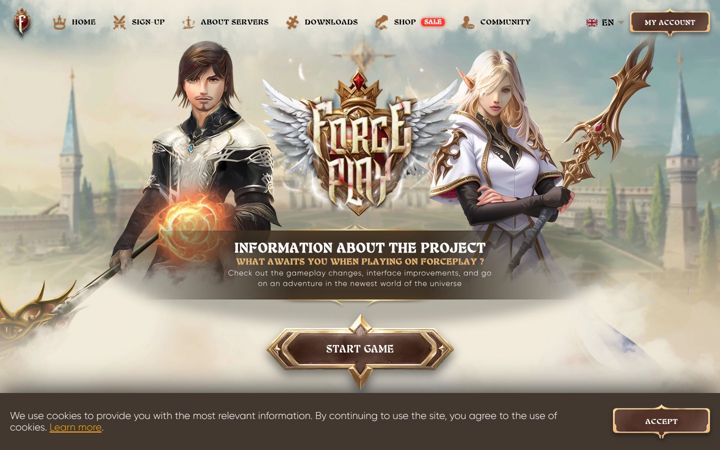 Screenshot of forceplay.org