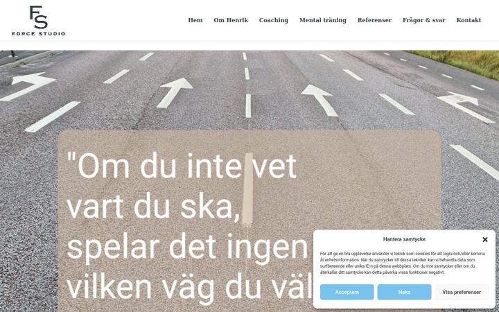 Screenshot of forcestudio.se