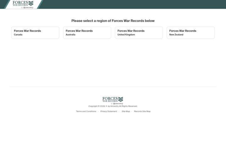 Screenshot of forceswarrecords.com