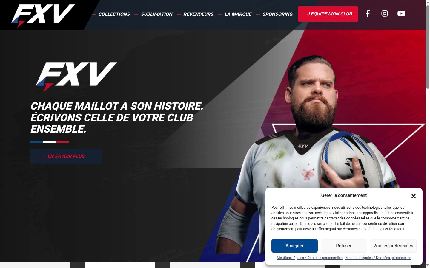 Screenshot tal-banner tal-kunsens muri qabel kwalunkwe interazzjoni