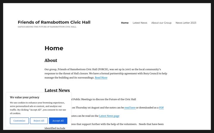 Screenshot of forch.uk