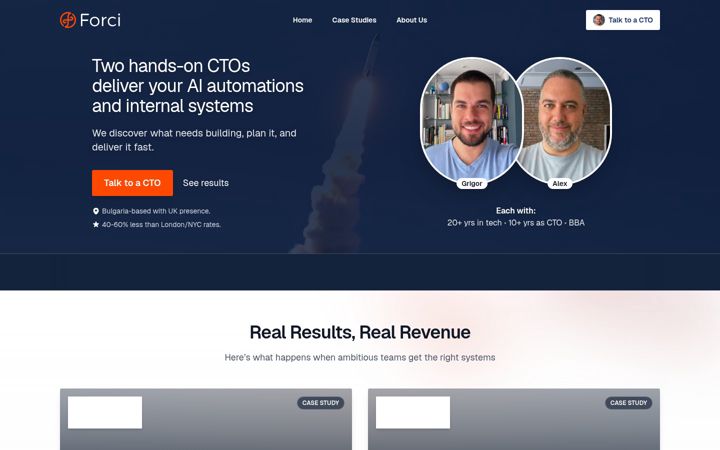 Screenshot of forci.com