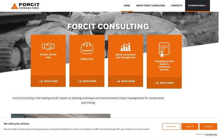 Screenshot of forcitconsulting.com