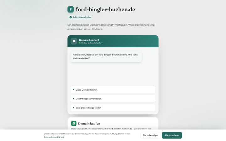 Screenshot of ford-bingler-buchen.de