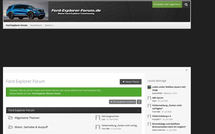 Captura de ecrã de ford-explorer-forum.de
