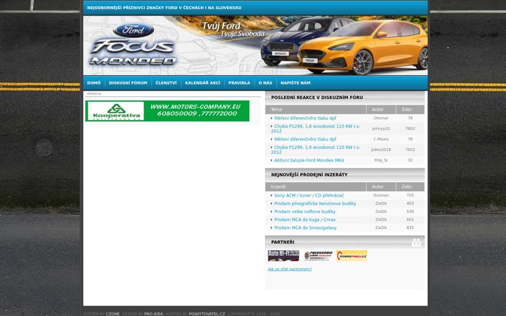 Screenshot of ford-focus.cz